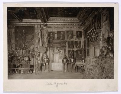 Рисунок із зображенням Лицарської зали Підгорецького замку